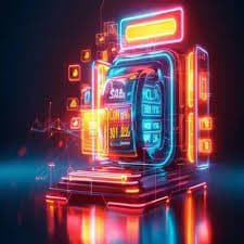 Penggemar menonton turnamen e-sports dengan sorotan layar besar di venue